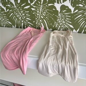Luxurious Pink and Cream Sleepwear Stripe Set